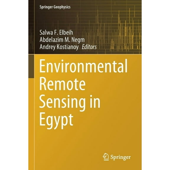 Springer Geophysics Environmental Remote Sensing in Egypt, (Paperback)