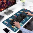thumbnail image 2 of Long Mouse Pads for Desk,Dark Blue Mermaid Pattern Desk Mats on Top Of Desks, Desk Mouse Pad Extra Large with 3mm Non-Slip Base and Stitched Edge for Gaming,Office,Work,Home 31.5"x15.7", 2 of 6