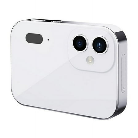 4K CCD Digital Camera 64MP Digital Flash Video Camera with Touch Screen 16X Digital Zoom IR Night Vision Camera White