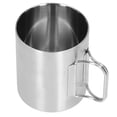 thumbnail image 3 of Tasses de Camping, Tasse en Acier Inoxydable Anti-Corrosion Tasses à Café en Acier Inoxydable Tasse d'Eau Pliable Design Révolutionnaire, 3 of 8