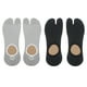 thumbnail image 1 of 2 Pares de Calcetines Tabi Masculinos Sunnimix con 2 Dedos del Pie Tobilleras Deportivas Light Gary y Dark Gary, 1 of 8