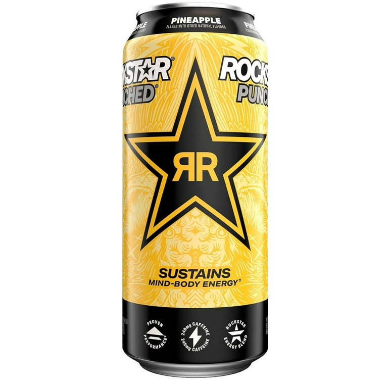 Rockstar, Energy Drink, Punched 16oz, 4 Flavor Variety Pack