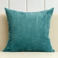 thumbnail image 2 of Yeetfub 22" X 22" Modern Contemporary Transitional Gray Striped Polyester Throw Pillow ( 2 Count), 2 of 7
