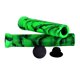 thumbnail image 3 of 2 piezas de puños de manillar de bicicleta de repuesto ligeros, ergonómicos y antideslizantes. Verde, 3 of 9
