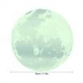 thumbnail image 4 of 30cm Glowing for Ceiling Wall Sticker, Luminous Sticker or Wall Stickers Luminous Moon Shape Moon Glowing Wall Sticker Home Decor for Kids Room Bedroom Decoration, 4 of 8