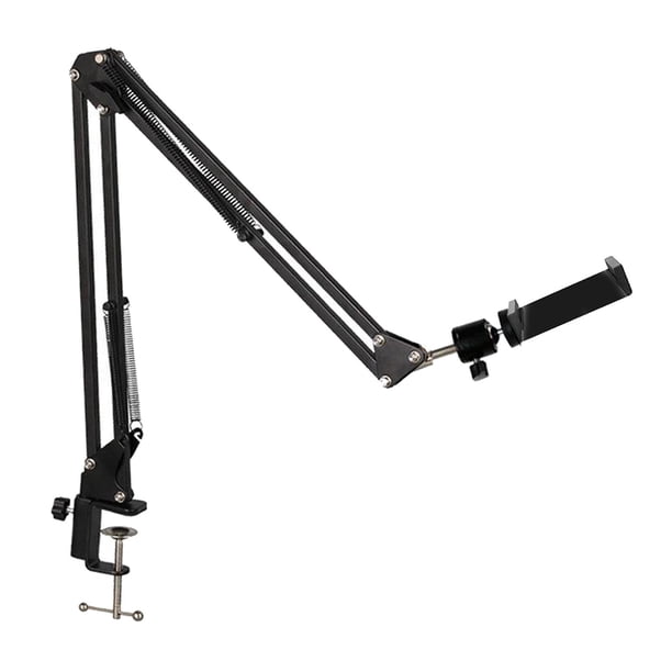 Soporte de montaje para teléfono de arriba Soporte para video para teléfono Brazo articulado Mesa para montaje de teléfono Set B