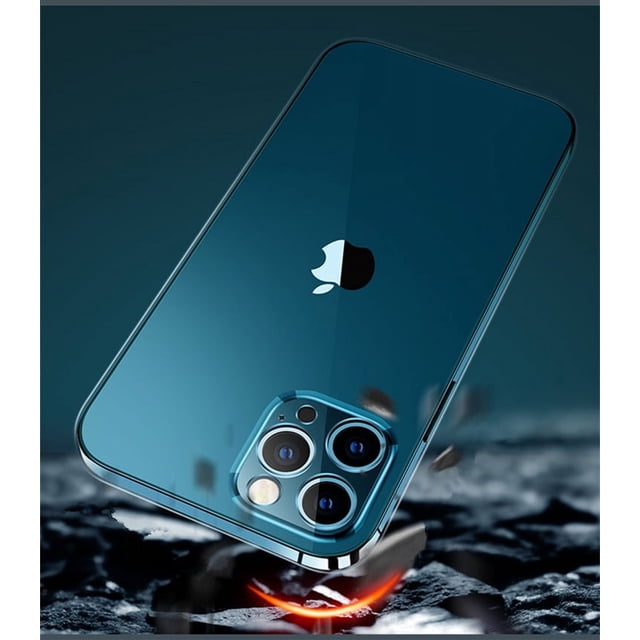 Funda para teléfono iPhone 14, funda blanda transparente para iPhone 12 Pro Max, funda protectora para lente Apple 13