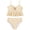 fk01a Beige, variant on Teen Bathing Suits Girl Junior Girls Bikini Set 2 Piece Cute Bathing Suits Kids Triangle High Waisted Swimsuits Summer Swimwear