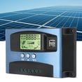 thumbnail image 4 of Controlador De Carga Solar MPPT, 100A 1300W 12V 2600W 24V Con Pantalla LCD De Pantalla Grande, Parámetros De Carga Y Descarga Ajustables Para Adaptación Automática De 12/24 V, 4 of 7