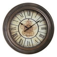 thumbnail image 2 of Monarch Specialties I 9081 - Clocks, 15" Round, Wall Clock, Antique Brown, Transitional, 2 of 4