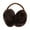 Dark Brown, variant on Huanledash Ear Muff Thick Lightweight Fuzzy Anti-deformation Ear Warmer for Outdoor