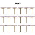 thumbnail image 3 of 100Pcs Cyan Bronze Iron  Nail Retro Style, Easy to Install for Sofa, Crafts, Drum, Jewelry Box, Suitable for Furniture. Small Body, Strong Fastening,  Piercing Point, 3 of 7