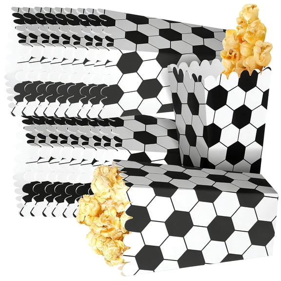 Popcorn Boxes 30 Pack Paper Containers Movie Night Party Supplies Disposable Holder Favor Buckets For Popcorn Candy