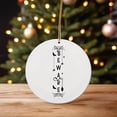 thumbnail image 2 of Beware Bats, Spider And Webs Magical Season Treasure For Gifts And Surprises Hanging Round Ornament, 2 of 4