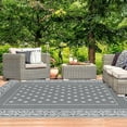 thumbnail image 2 of Findosom 8'x10' Gray Outdoor Rug Reversible Outdoor RV Mat,Plastic Straw Area Rug Mat Camping Rugs Waterproof Floor Mat and Rug for RV,Patio,Backyard,Deck,Picnic,Beach,Trailer, 2 of 8
