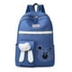 thumbnail image 1 of Mochila de dibujos animados Mochila de oso para niñas Mochila linda para uso diario (Azul), 1 of 2