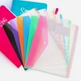 thumbnail image 3 of 6Pcs Portable Storage Pouches Reusable Contract Bag Multi-function Binder File Pouches, 3 of 6
