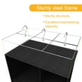 thumbnail image 5 of coastal rose Hanging Shoe Closet Storage Organizer 15 Sections Closet Organizers and Storage Shelves Shoe Rack Holder Hanger, Black, 5 of 7