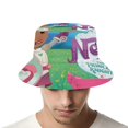 thumbnail image 4 of Nella la Princesa Caballero Sombrero bucket para adultos, gorra de protección solar, sombrero de pescador plegable para viajes al aire libre, pesca y actividades de verano, 4 of 6