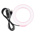 thumbnail image 1 of de lámpara de 4,7 pulgadas con cable USB de 1,5 m, s de lámpara de selfie de maquillaje profesion para fotografía de YouTube Vlogging jinwen Fotografía de anillo blanco., 1 of 8