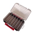 thumbnail image 3 of S SERENABLE Double Sided Baits Box 14 Grids Lightweight Container Baits Management Visible black, 3 of 9