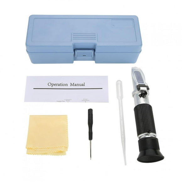 LHCER Specific Gravity Refractometer Refractometer, Fruit Refractometer, For Wine Making Homebrew Kit For Beer Measurement Wort Concentration