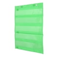 thumbnail image 1 of Schedule Pocket Chart, Transparent Pockets 5 Rows Combination Use Pocket Chart Polyester PVC  For Kids For School For Activities, 1 of 8
