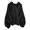 Black, variant on HCYSFG Womens Plus Size Hoodie V Neck Long Batwing Sleeve Solid Color Loose Fit Casual Sweatshirt Pullover Everyday Tops