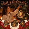 thumbnail image 4 of Glowing Christmas Story Ornament – Light-Up Mini Holiday Scene with Warm LED, Festive Keepsake for Tree Home Party, Thoughtful Gift for Christmas Lovers, 4 of 7