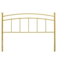thumbnail image 3 of Headboard, King Size, Metal, Gold, Modern Contemporary Urban Design, Bedroom Master Guest Suite, 3 of 6