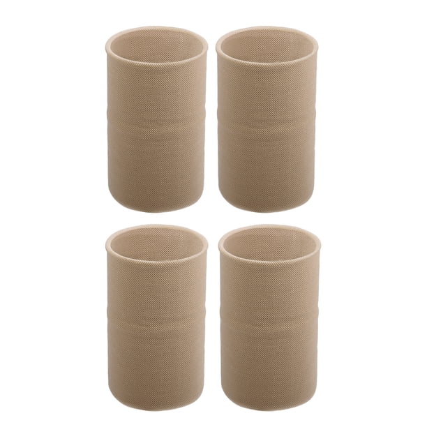 Muñequeras Unique Bargains 2 pares de compresión elásticas finas beige talla M