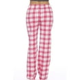 thumbnail image 3 of Just Love Women's Plaid Pajama Pants in 100% Cotton Jersey - Comfortable Sleepwear for Women (Pink - Plaid, 3X), 3 of 3