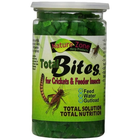 Nature Zone Total Bites for Feeder Insects-10 oz (8 Units)
