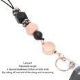 thumbnail image 4 of Lanière Réglable en Silicone Transparent avec Perles et Porte-Clés Multi-Usage pour Entreprises Salons Professionnels, 4 of 7