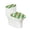 Striped Shamrock Variety, variant on HELLHERO Roosters Hearts Gifts Toilet Seat Covers Set Elastic Bottom Toilet Seat Protector & 2 Piece Set Fits All Toilet Shapes Stretch