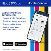Brother Wireless HL-L3300CDW Digital Color Printer with Copy & Scanning, Duplex and Mobile Printing