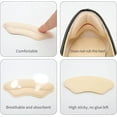 thumbnail image 3 of Heel Grips Liner for Loose Shoes, 2 Pairs Heel Cushions Inserts Pads Snugs for Shoe Too Big Women Men, Half Size Liner Improved Shoe Fit and Comfort, Prevent Heel Slip and, 3 of 5