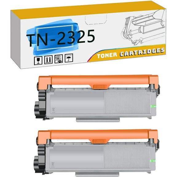 TN-2325 TN2325 Toner Cartridge, Compatible for Brother HL-2260 2260d 2560dn MFC-7380 7480d 7880dn DCP-7080 7080d 7180dn Printers【High Print Volume with Chip】