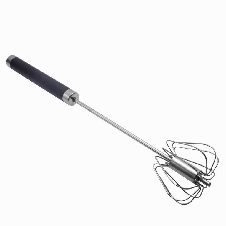 Stainless steel household manual semi-automatic rotary egg beater