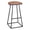 Gray, variant on Clement Solid Wood 30" Bar Stool - White