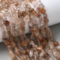thumbnail image 5 of Natural Rutilated Quartz Beads Strands Tumbled Stone 5-12x5-8mm Hole: 1mm 47pcs/strand 15.7 inch(40cm), 5 of 5