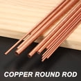 thumbnail image 4 of Uxcell 2Pcs 99.99% Pure Copper Round Rod, 5.5mm / 0.22" Dia 10.2" Length Bare Copper cu Metal Rod Lathe Bar Stock for DIY Metal Craft Hobbies Gardening Industry Decoration, 4 of 6