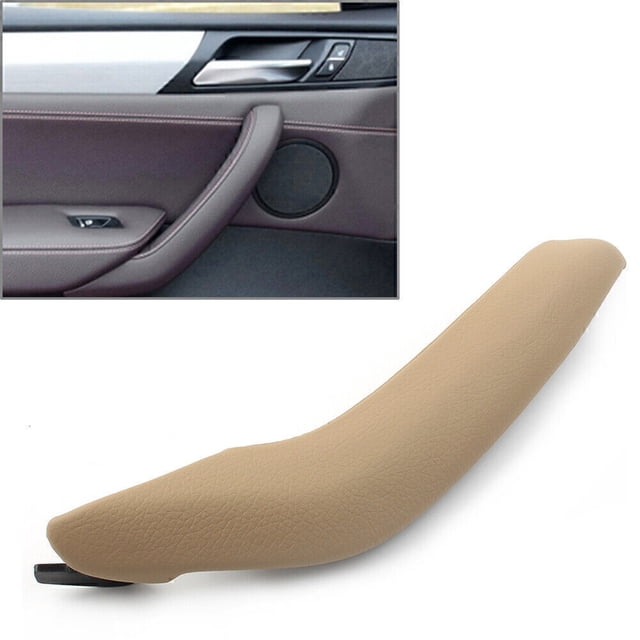 Beige Left Inner Door Panel Handle Pull Outer Trim Cover for BMW X3 X4 F25 F26