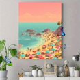 thumbnail image 4 of Colorful Beach Scene Canvas Wall Art, Bright Seaside Print for Living Room, Bedroom, Kitchen, Bathroom and Hotel Decor, 4 of 8