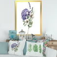 thumbnail image 3 of Designart 'Bouquet Of Lavender Anemone Artichoke & Hydrangea ' Traditional Framed Art Print, 3 of 4