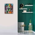 thumbnail image 6 of Epic Graffiti 'Basset Hound Original' by Dean Russo, Canvas Wall Art, 20"x24", 6 of 8