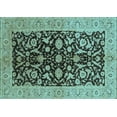 thumbnail image 1 of Ahgly Company Indoor Rectangle Oriental Light Blue Industrial Area Rugs, 3' x 5', 1 of 4