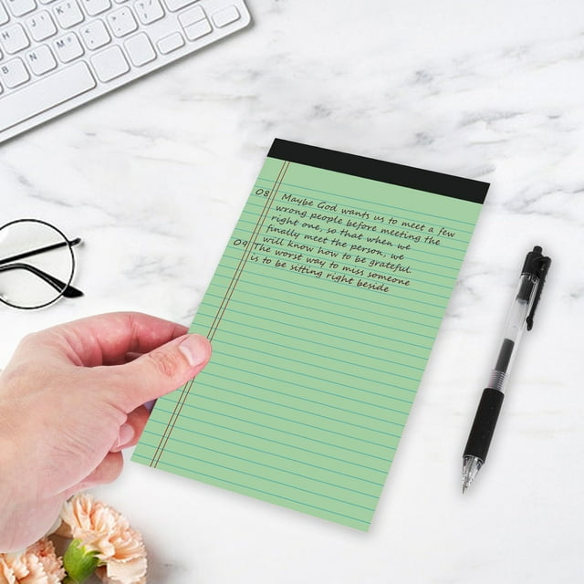 A4 Paper Notebook Horizontal Line Tearable Note Book Memo Planner Notepads