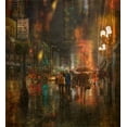 thumbnail image 2 of Ohlendorf, Anette 20x22 White Modern Wood Framed Museum Art Print Titled - Rain In The Evening, 2 of 4