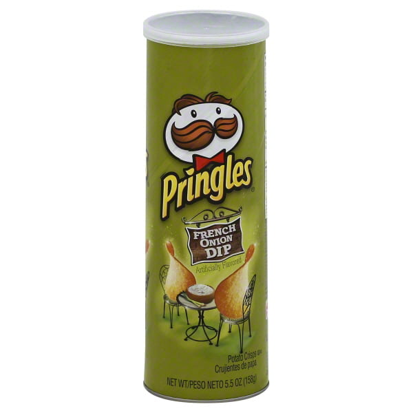 Pringles French Onion Dip Potato Crips, 5.5 Oz. - Walmart.com - Walmart.com